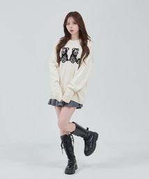 ニット セーター 「OY/オーワイ」 SEATED ODOLLY KNIT/シーティドオードリーニット レディース メンズ OY ニット セーター 「OY/オーワイ」 SEATED ODOLLY KNIT/シー