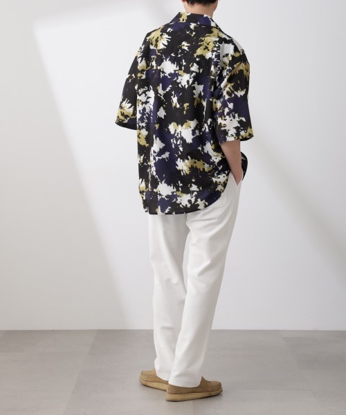 NANO universe(ナノユニバース)の「ブークレダンボールイージーパンツ(その他パンツ・メンズ・ホワイト/グレー・S/M/L)」の8枚目の写真