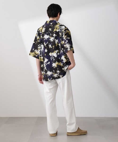 NANO universe(ナノユニバース)の「ブークレダンボールイージーパンツ(その他パンツ・メンズ・ホワイト/グレー・S/M/L)」の9枚目の写真