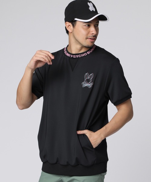 Psycho Bunny（サイコバニー）の「[GOLF]リラックスフィット クルーネック 半袖スウェット（スウェット・メンズ・ライトグレー/ホワイト/ブラック・MEDIUM/LARGE/X-LARGE）」の3枚目の写真