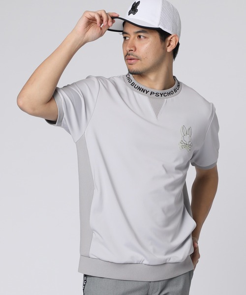 Psycho Bunny（サイコバニー）の「[GOLF]リラックスフィット クルーネック 半袖スウェット（スウェット・メンズ・ライトグレー/ホワイト/ブラック・MEDIUM/LARGE/X-LARGE）」の17枚目の写真
