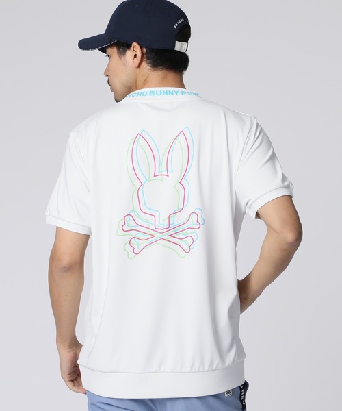 Psycho Bunny（サイコバニー）の「[GOLF]リラックスフィット クルーネック 半袖スウェット（スウェット・メンズ・ライトグレー/ホワイト/ブラック・MEDIUM/LARGE/X-LARGE）」の5枚目の写真