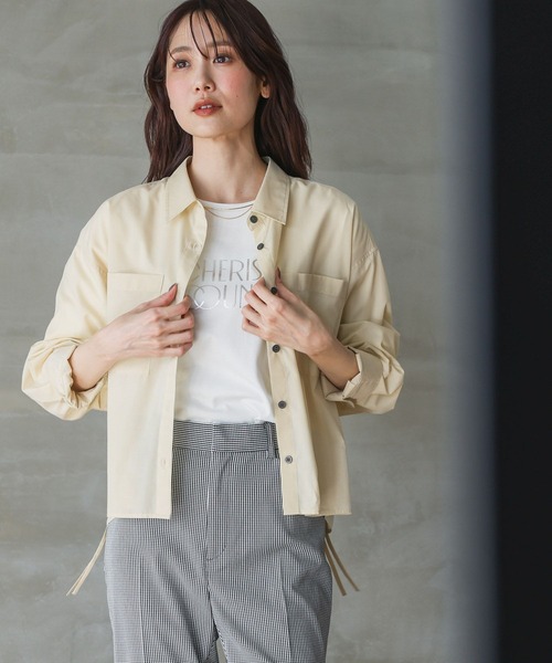 Masterページ GLOBAL WORK ブラウス シャツ イージーケアドロストシャツ