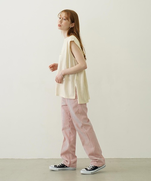 MILKFED.（ミルクフェド）の「LOGO SLAB TANK TOP（タンクトップ・レディース・ブラック/アッシュ/オフホワイト・ONE SIZE）」の5枚目の写真