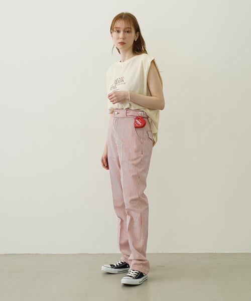 MILKFED.（ミルクフェド）の「LOGO SLAB TANK TOP（タンクトップ・レディース・ブラック/アッシュ/オフホワイト・ONE SIZE）」の11枚目の写真