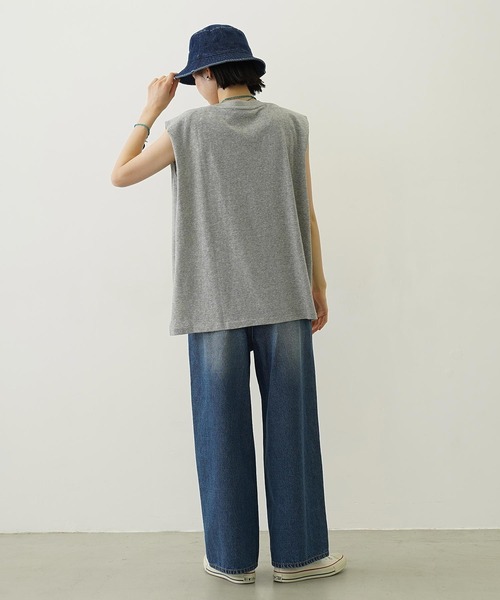 MILKFED.（ミルクフェド）の「LOGO SLAB TANK TOP（タンクトップ・レディース・ブラック/アッシュ/オフホワイト・ONE SIZE）」の21枚目の写真