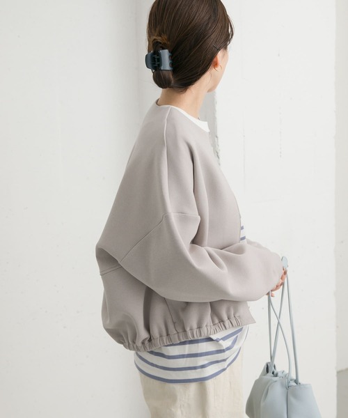 URBAN RESEARCH DOORS（アーバンリサーチドアーズ）の「ダンボールZIPカーディガン（カーディガン/ボレロ・レディース・チャコールグレー/グレー系その他・MEDIUM）」の15枚目の写真