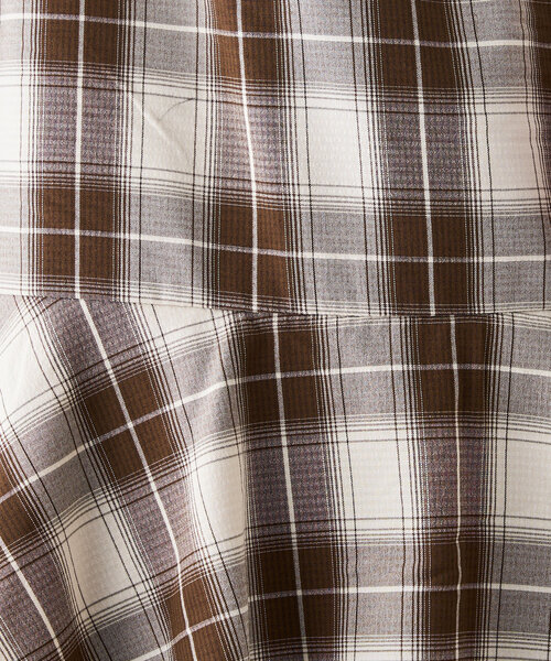 w closet（ダブルクローゼット）の「ティアードフリルミニワンピース（チュニック・レディース・ブラック/ブラウン/オフホワイト・FREE）」の13枚目の写真