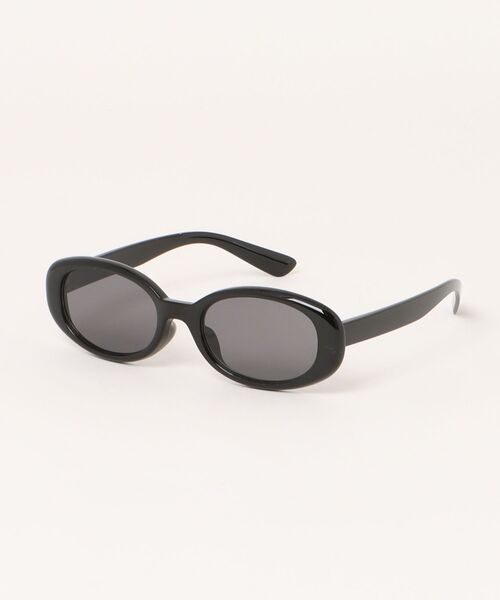 NOsWEA ブラック ラウンドフレーム サングラス NOsWEA ブラック ラウンドフレーム