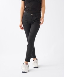【FILA GOLF/フィラゴルフ】レディース9分丈パンツ ゴルフ 吸汗速乾 撥水加工 ストレッチ ジャガード