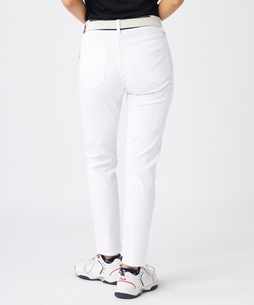 FILA GOLF(フィラゴルフ )の「【FILA GOLF/フィラゴルフ】レディース9分丈パンツ ゴルフ 吸汗速乾 撥水加工 ストレッチ ジャガード(その他パンツ・レディース・ホワイト/ブラック/カーキ/ネイビー/ライトグレー・LARGE/X-LARGE/MEDIUM/SMALL)」の21枚目の写真