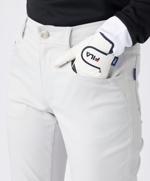 FILA GOLF(フィラゴルフ )の「【FILA GOLF/フィラゴルフ】レディース9分丈パンツ ゴルフ 吸汗速乾 撥水加工 ストレッチ ジャガード(その他パンツ・レディース・ホワイト/ブラック/カーキ/ネイビー/ライトグレー・LARGE/X-LARGE/MEDIUM/SMALL)」の9枚目の写真