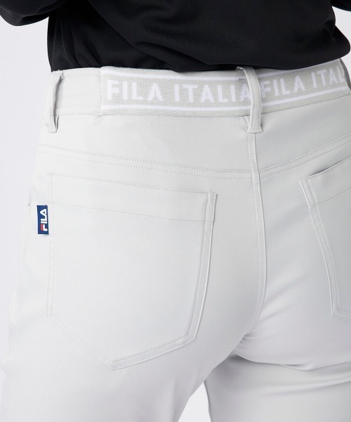FILA GOLF(フィラゴルフ )の「【FILA GOLF/フィラゴルフ】レディース9分丈パンツ ゴルフ 吸汗速乾 撥水加工 ストレッチ ジャガード(その他パンツ・レディース・ホワイト/ブラック/カーキ/ネイビー/ライトグレー・LARGE/X-LARGE/MEDIUM/SMALL)」の7枚目の写真