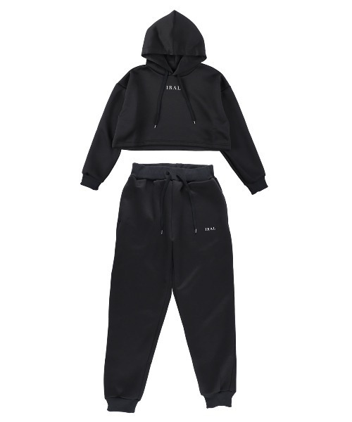 IRAL(アイラル)の「【セットアイテム】CROPPED HOODIE SET UP(パーカー・レディース・ブラック/ブルー・FREE)」の11枚目の写真