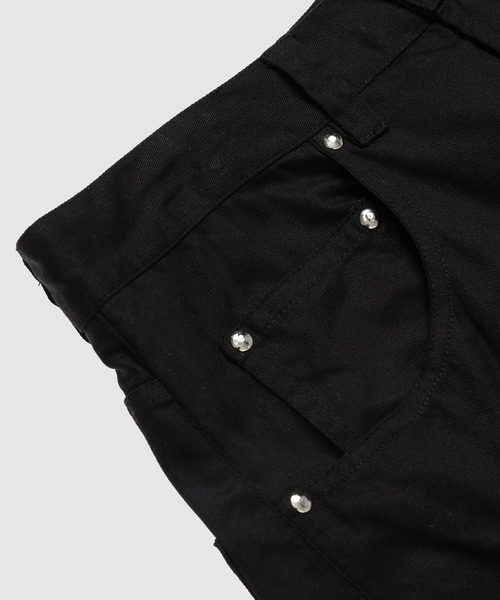 NOMA t.d.(ノーマティーディー)の「Floral Hand Embroidery Pants(デニムパンツ・メンズ・ブラック/インディゴブルー・2/3)」の4枚目の写真