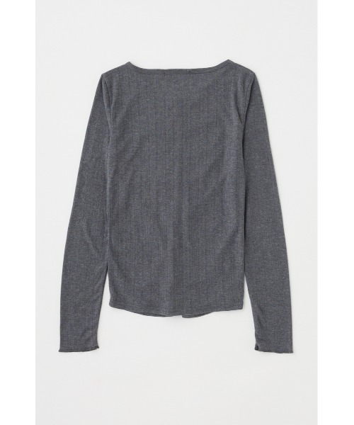 MOUSSY(マウジー)の「POINTELLE GATHER カーディガン(カーディガン/ボレロ・レディース・ライトイエロー/ブラック/グレー・FREE)」の13枚目の写真