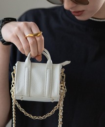 Ops.（オプス）の「本革 2way マイクロ ミニ バッグ ショルダーバッグ【Ops×HAYNI Toriana-トリアナ】（ショルダーバッグ）」