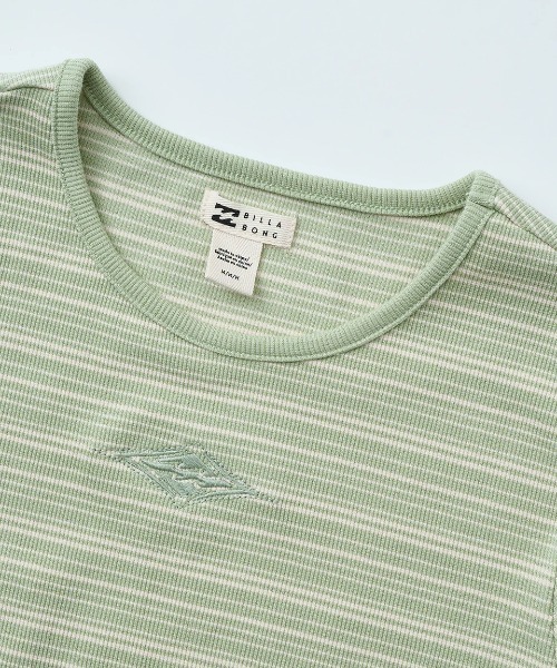 BILLABONG(ビラボン)の「BILLABONG レディース 【PARADISE SKIES】 OSLO SS KNT Tシャツ 【2025年春夏モデル】/ビラボン半袖ボーダーTシャツ(Tシャツ/カットソー・レディース・マルチ・MEDIUM)」の5枚目の写真