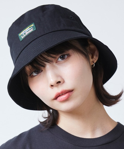 L.L.Bean（エルエルビーン）の「カタディン・ツイル・ダウン・ブリム・バケット・ハット（ハット・メンズ・ネイビー/イエロー/ベージュ/ピンク/ブラック/ライトブルー・LARGE）」の7枚目の写真