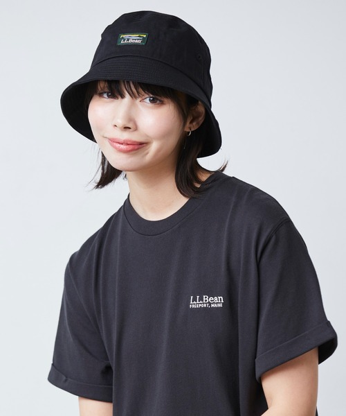 L.L.Bean（エルエルビーン）の「カタディン・ツイル・ダウン・ブリム・バケット・ハット（ハット・メンズ・ネイビー/イエロー/ベージュ/ピンク/ブラック/ライトブルー・LARGE）」の10枚目の写真