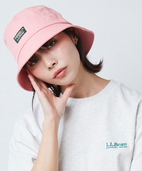 L.L.Bean（エルエルビーン）の「カタディン・ツイル・ダウン・ブリム・バケット・ハット（ハット・メンズ・ネイビー/イエロー/ベージュ/ピンク/ブラック/ライトブルー・LARGE）」の17枚目の写真