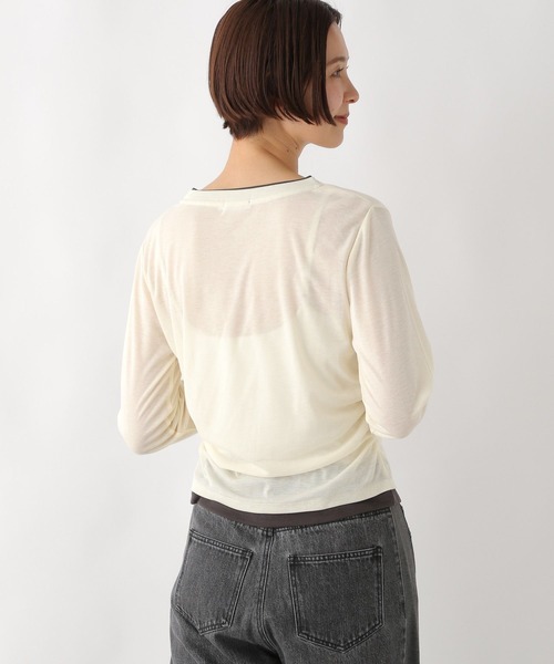 セール】ギャザーレイヤーライクプルオーバー 289459（Tシャツ