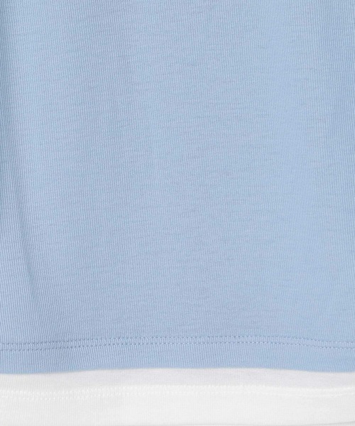 ししまま セール】ギャザーレイヤーライクプルオーバー 289459（Tシャツ