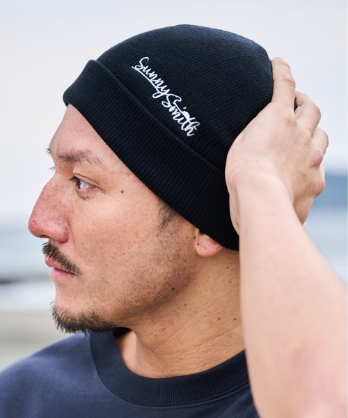 imozonsavingclothing ビーニー　MIKADO着用 VIBGYOR｜ヴィブジョーのニットキャップ/ビーニー（ブラック/黒色系