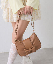 OLIVE des OLIVE | ビックリボン付きホーボーバッグ(ショルダーバッグ)