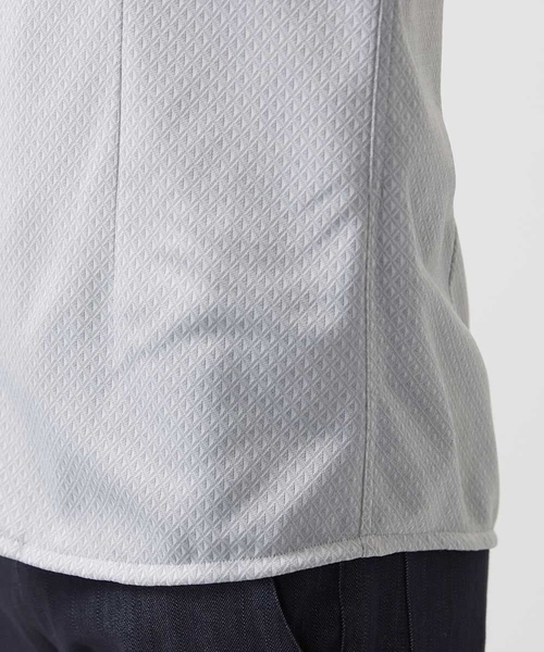 MICHEL KLEIN HOMME (ミッシェルクランオム)の「《日本製》ジャガード柄長袖シャツ(シャツ/ブラウス・メンズ・ライトグレー/カーキ/ブルー・MEDIUM/LARGE/X-LARGE)」の19枚目の写真