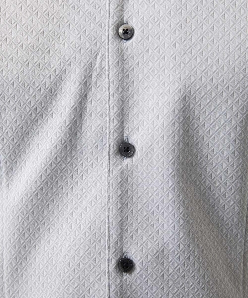 MICHEL KLEIN HOMME (ミッシェルクランオム)の「《日本製》ジャガード柄長袖シャツ(シャツ/ブラウス・メンズ・ライトグレー/カーキ/ブルー・MEDIUM/LARGE/X-LARGE)」の20枚目の写真