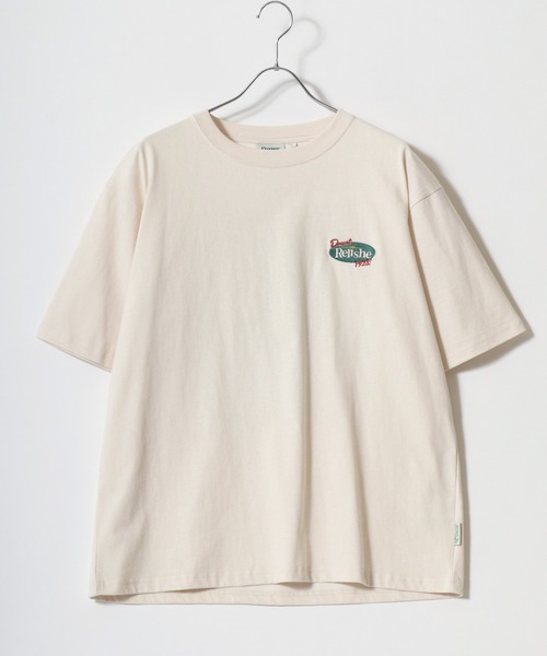 POWER TO THE PEOPLE（パワートゥーザピープル）の「POWER TO THE PEOPLE オバケ クリームソーダ アニマル ワンポイント バック刺繍 リンガー 半袖Tシャツレディース メンズ（Tシャツ/カットソー・レディース・ホワイト/ブラック/オフホワイト/ブラック系その他/チャコール/ホワイト系その他2/ホワイト系その他3/ホワイト系その他4/ブラック系その他2/ブラック系その他3・M/L/LL）」の11枚目の写真