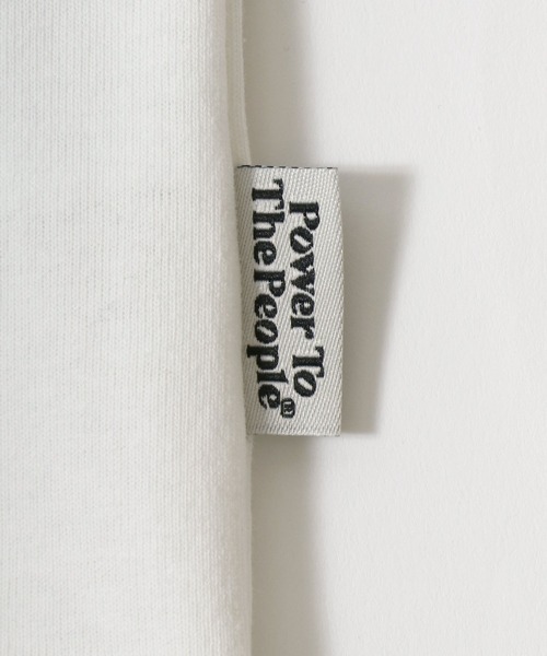 POWER TO THE PEOPLE（パワートゥーザピープル）の「POWER TO THE PEOPLE オバケ クリームソーダ アニマル ワンポイント バック刺繍 リンガー 半袖Tシャツレディース メンズ（Tシャツ/カットソー・レディース・ホワイト/ブラック/オフホワイト/ブラック系その他/チャコール/ホワイト系その他2/ホワイト系その他3/ホワイト系その他4/ブラック系その他2/ブラック系その他3・M/L/LL）」の21枚目の写真