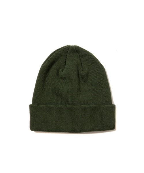 COOTIE PRODUCTIONS（クーティープロダクションズ）の「N/C Big Cuffed Beanie（ニットキャップ/ビーニー・メンズ・オリーブドラブ/ブラック・FREE）」の2枚目の写真