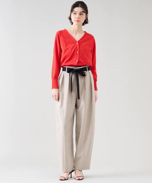 Tiara(ティアラ)の「ゴールドボタンカーディガン(カーディガン/ボレロ・レディース・レッド/ホワイト/ブラウン・FREE)」の10枚目の写真