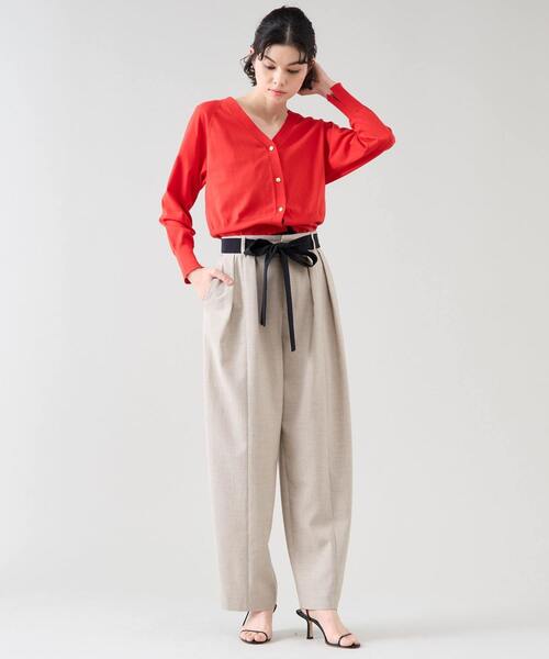 Tiara(ティアラ)の「ゴールドボタンカーディガン(カーディガン/ボレロ・レディース・レッド/ホワイト/ブラウン・FREE)」の12枚目の写真