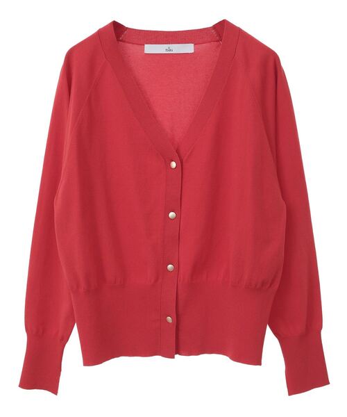 Tiara(ティアラ)の「ゴールドボタンカーディガン(カーディガン/ボレロ・レディース・レッド/ホワイト/ブラウン・FREE)」の13枚目の写真