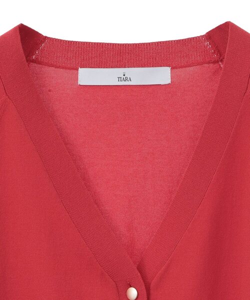 Tiara(ティアラ)の「ゴールドボタンカーディガン(カーディガン/ボレロ・レディース・レッド/ホワイト/ブラウン・FREE)」の15枚目の写真