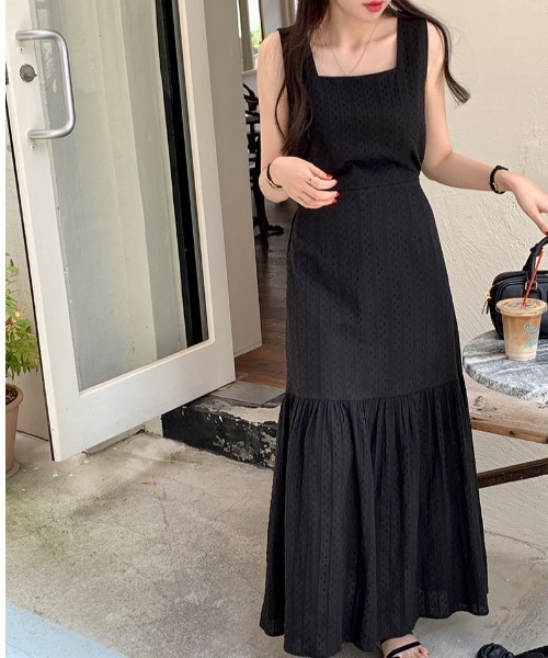 FREE STYLISTS(フリー スタイリスト)の「YUGA_YGMC Tiered flare dress(ワンピース・レディース・ホワイト/ブラック・FREE)」の5枚目の写真
