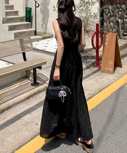 FREE STYLISTS(フリー スタイリスト)の「YUGA_YGMC Tiered flare dress(ワンピース・レディース・ホワイト/ブラック・FREE)」の20枚目の写真