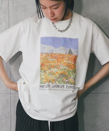 綿100%プリントフォトTシャツ