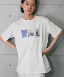 綿100%プリントフォトTシャツ