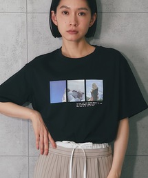 綿100%プリントフォトTシャツ