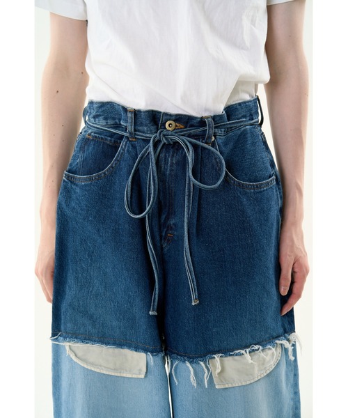 DISCOVERED（ディスカバード）の「LAYERED DENIM PANTS（デニムパンツ・メンズ・ブラック/インディゴブルー/ブラック系その他/ネイビー・LARGE/SMALL）」の15枚目の写真