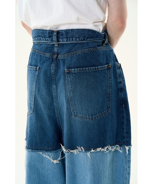 DISCOVERED（ディスカバード）の「LAYERED DENIM PANTS（デニムパンツ・メンズ・ブラック/インディゴブルー/ブラック系その他/ネイビー・LARGE/SMALL）」の19枚目の写真