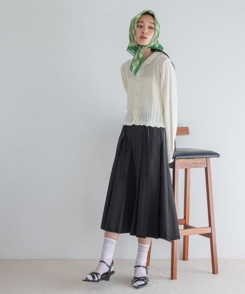 JEANASIS（ジーナシス）の「ホソベルトヒールサンダル/327409（サンダル・レディース・パイソン/シルバー系その他/ブラック・LARGE/MEDIUM）」の11枚目の写真