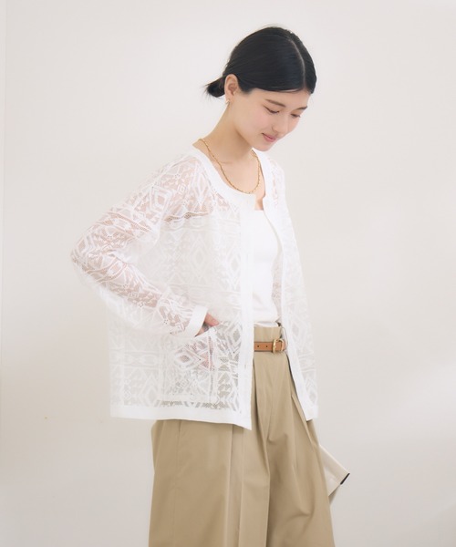 ブラウス シャツ 「KATHARINE ROSS」ケミカルレースシャツ レディース KATHARINE ROSS ブラウス シャツ 「KATHARINE ROSS」ケミカル