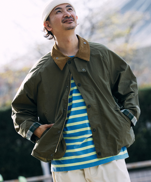 Barbour(バブアー)の「BARBOUR / バブアー TRANSPORT COATED COTTON MCA1019(その他アウター・メンズ・ブラック/カーキ・MEDIUM/LARGE)」の9枚目の写真