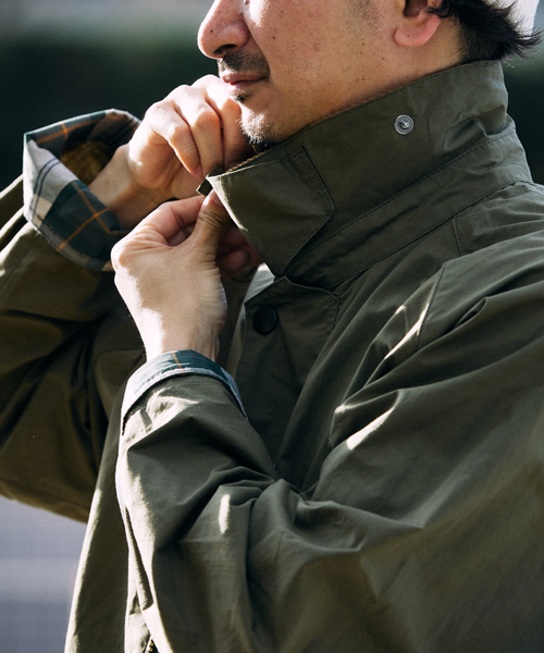 Barbour(バブアー)の「BARBOUR / バブアー TRANSPORT COATED COTTON MCA1019(その他アウター・メンズ・ブラック/カーキ・MEDIUM/LARGE)」の11枚目の写真
