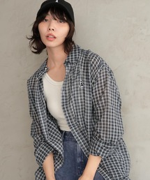 ALAND | 【UNISEX】ALAND／Aロゴチェック長袖シャツ(シャツ/ブラウス)